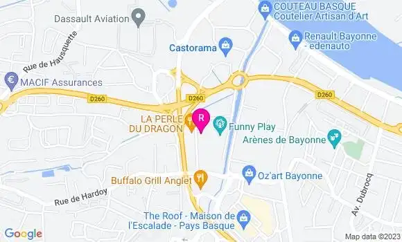 Localisation Brasserie L