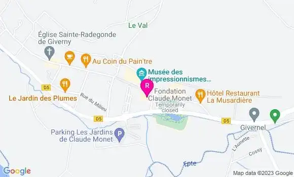 Localisation Restaurant  La Capucine