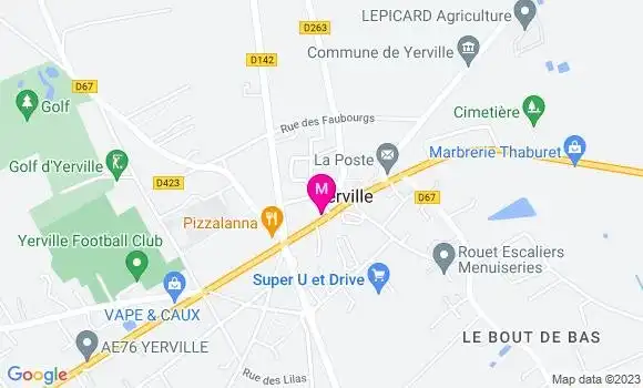 Localisation Restaurant Bar Le Longchamp