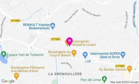 Localisation Restaurant  L