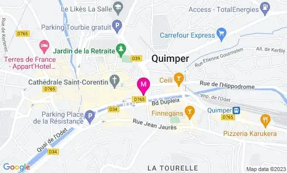 Localisation Restaurant sur les Quais