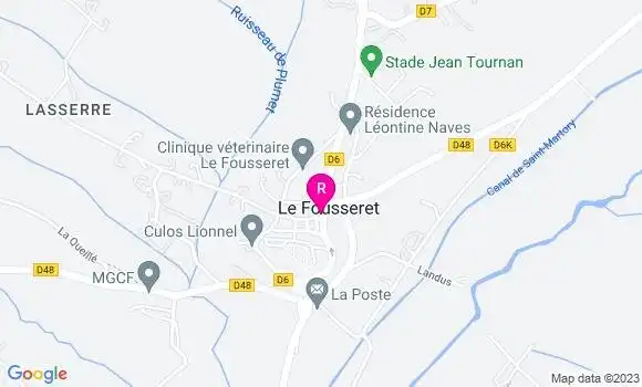 Localisation Restaurant  L
