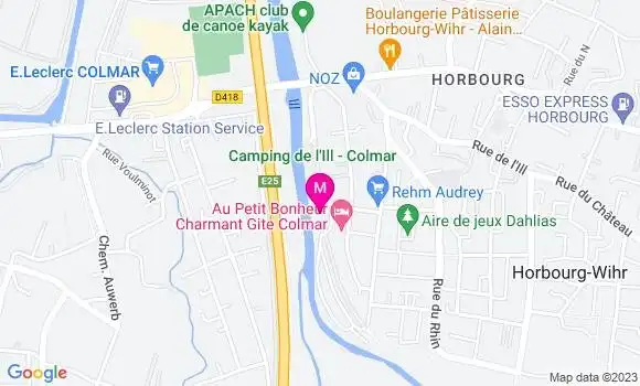 Localisation Restaurant du Camping de l