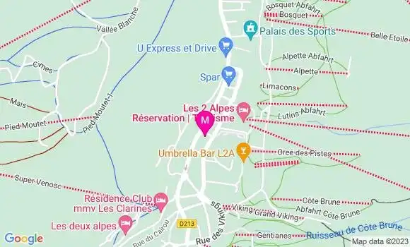 Localisation Restaurant  Les Sagnes
