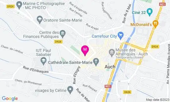 Localisation Restaurant Bar Le Xviii