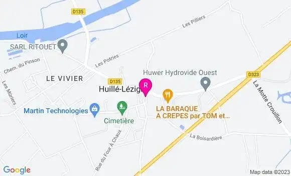 Localisation Restaurant les Tilleuls