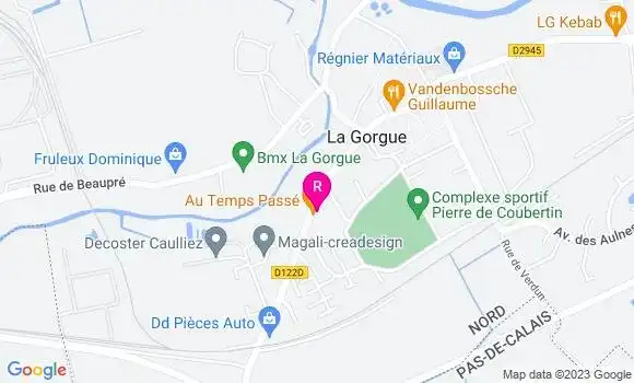 Localisation Restaurant  Au Temps Passé