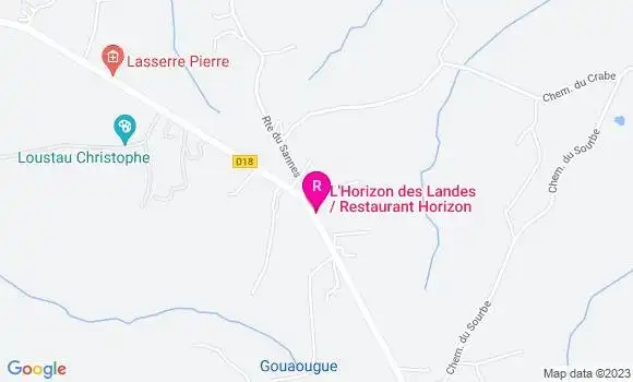 Localisation Restaurant  L