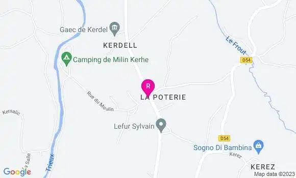 Localisation Restaurant Bar La Poterie
