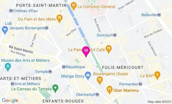Localisation Brasserie Cavalier