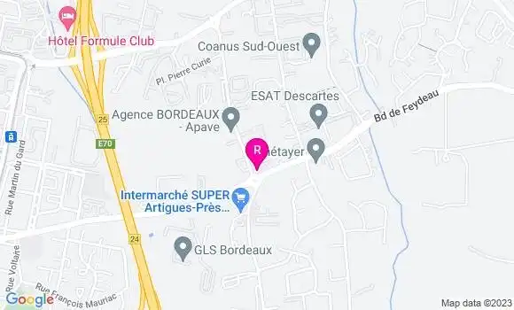 Localisation Restaurant  La Villa Gourmande