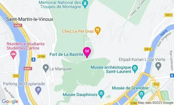 Localisation O2 Restaurant