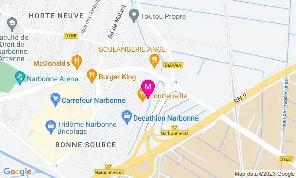 Localisation Restaurant Grill Courtepaille