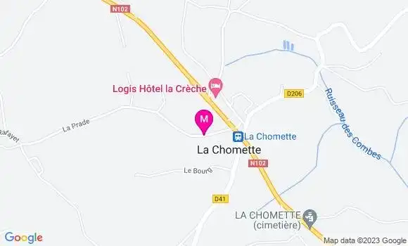Localisation Restaurant  La Bonne Franquette