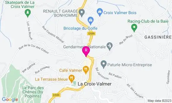 Localisation Restaurant Italien La Villa Bacco