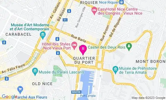 Localisation Restaurant Bar La Boulisterie Club