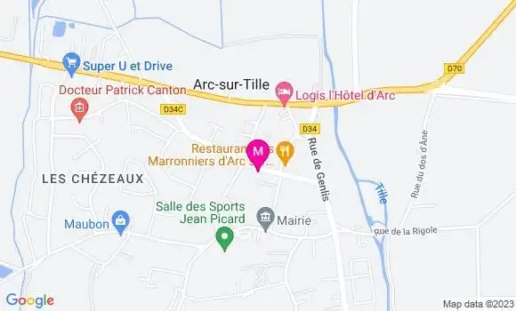 Localisation Restaurant Grill Le Grill
