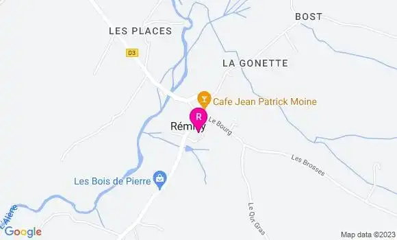 Localisation Restaurant Bar Café Jean Patrick Moine
