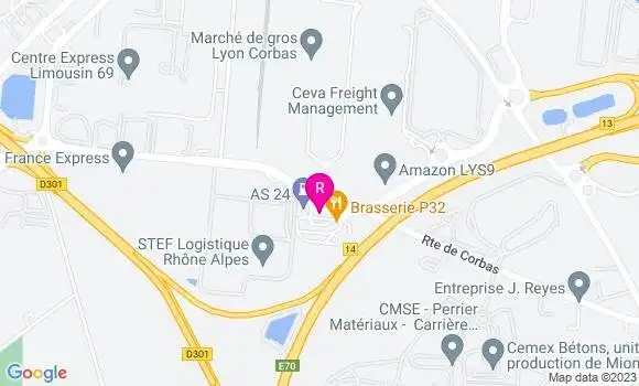 Localisation Brasserie P32