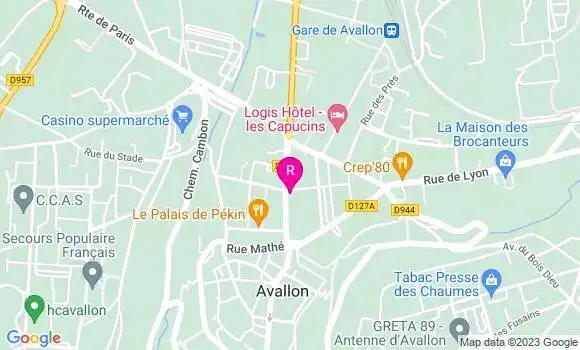 Localisation Restaurant  L