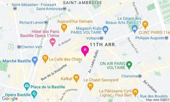 Localisation Restaurant  Chez les Deux Amis
