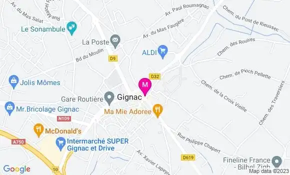 Localisation Brasserie Le France