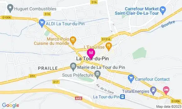 Localisation Brasserie Le Grand Café