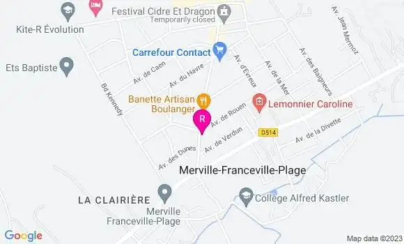Localisation La Brasserie du Village