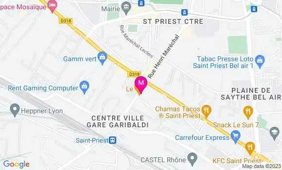 Localisation Le Restaurant