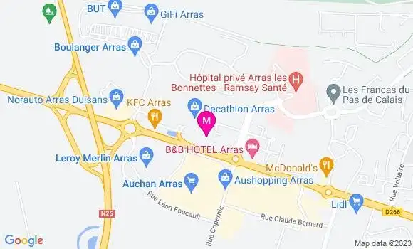 Localisation Restaurant  La Boucherie