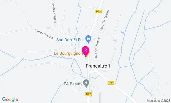 Localisation Restaurant  Le Bourguignon