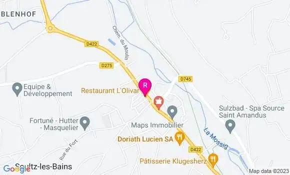 Localisation Restaurant  L
