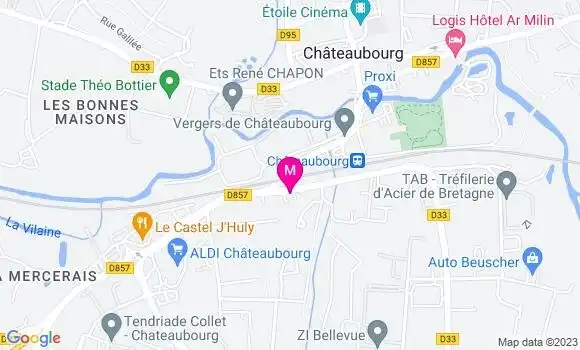 Localisation Brasserie La Station
