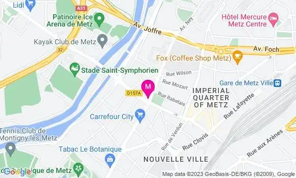 Localisation Pizzeria Le Rond Point