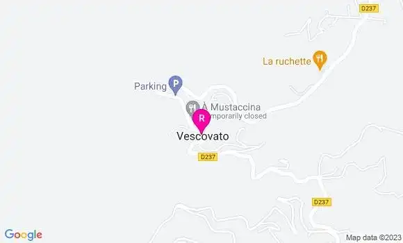 Localisation Restaurant  A Mustaccina