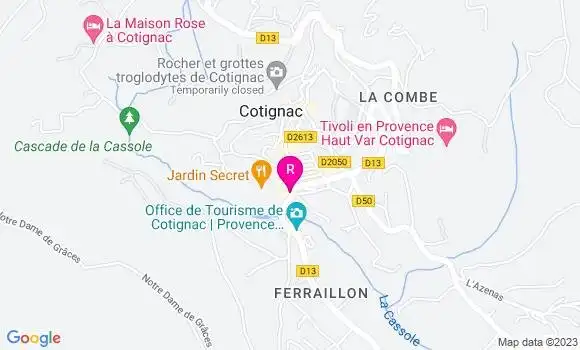 Localisation Restaurant  La Table des Coquelicots
