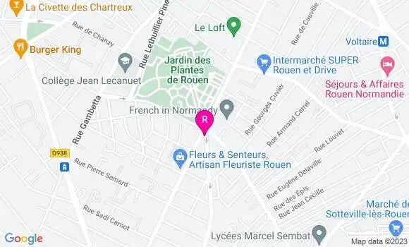 Localisation Restaurant  Le Trianon