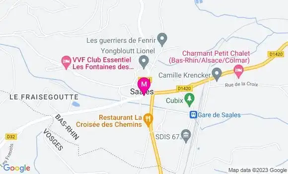 Localisation Hôtel Restaurant de l