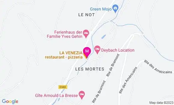 Localisation Pizzeria La Venezia