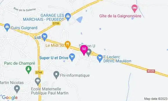 Localisation Restaurant  Chez Fanfan