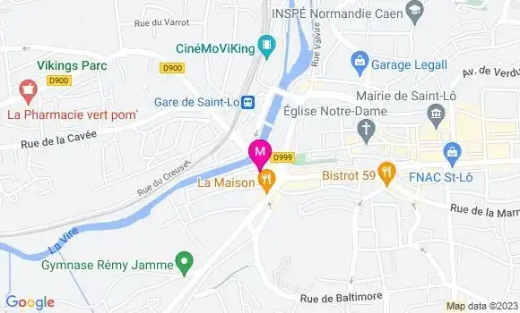 Localisation Restaurant  Ô Commerce