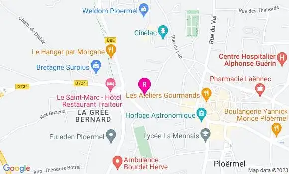 Localisation Restaurant  L