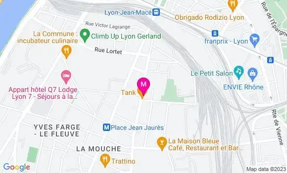 Localisation Restaurant  Tank