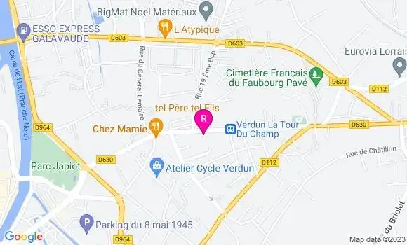 Localisation Restaurant  Tel Père Tel Fils