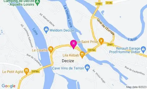 Localisation Restaurant  La Marina