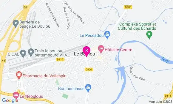 Localisation Restaurant  Le Manege