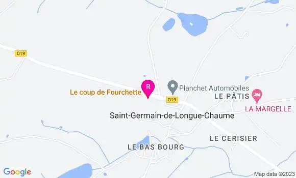 Localisation Restaurant  La Parth de Boeuf