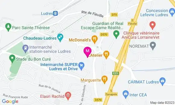 Localisation Restaurant  Au Bureau