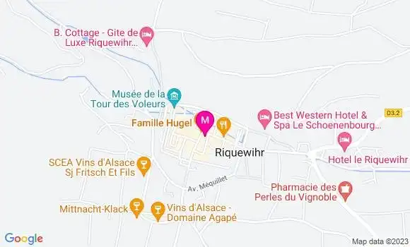 Localisation Restaurant  Le Relais des Moines
