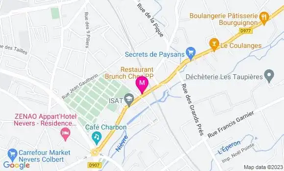 Localisation Restaurant  Chez Pp